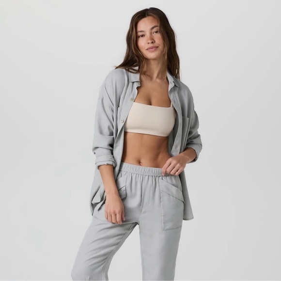 NWT Vuori Trestles Twill Button-Up Shirt Top size Large - Picture 4 of 16